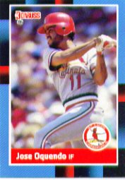 1988 Donruss Baseball Cards    234     Jose Oquendo